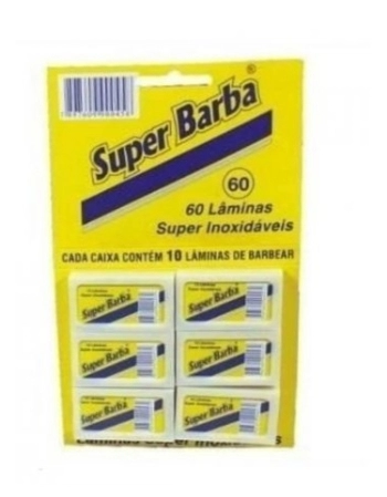 SUPERBARBA LAMINA PREMIUM (CART. C/ 60 LAMINAS)