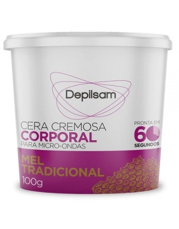 DEPILSAN CERA CREMOSA P/ MICROONDAS 100G MEL