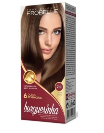 PROBELLE COLOR BURGUESINHA TONAL 7.0 LOURO MED