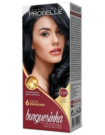 PROBELLE COLOR BURGUESINHA TONAL 1.11 PRETO AZUL