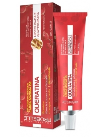 TRATAMENTO INTENSIVO CARGA MAX. DE QUERATINA BRASILEIRA PROBELLE 60ML