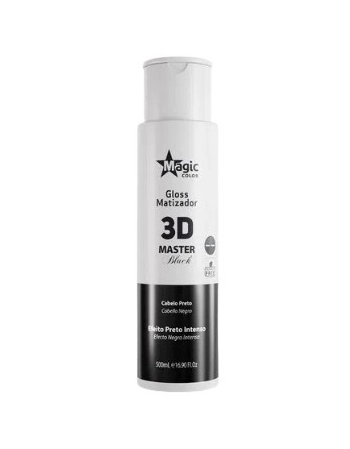 MAGIC COLOR MATIZADOR 500ML 3D GLOSS MASTER BLACK