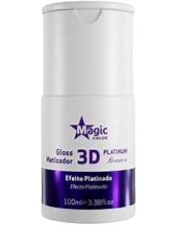 MAGIC COLOR MATIZADOR 100ML 3D GLOSS EFEITO PLATINADO