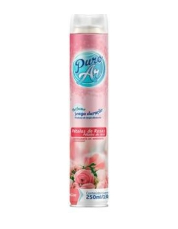 DOMLINE PURO AR ODO. AMB. PÉTALAS DE ROSAS 250ML/130G