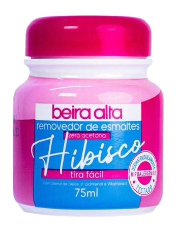 BEIRA ALTA REMOVEDOR ZERO ACETONA HIBISCO TIRA FACIL 75ML