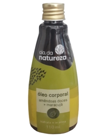 CIA DA NATUREZA OLEO CORPORAL 110ML AMENDOAS DOCE E MARACUJA