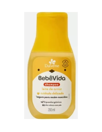 DAVENE BEBE VIDA LEITE DE ARROZ SHAMPOO 200ML