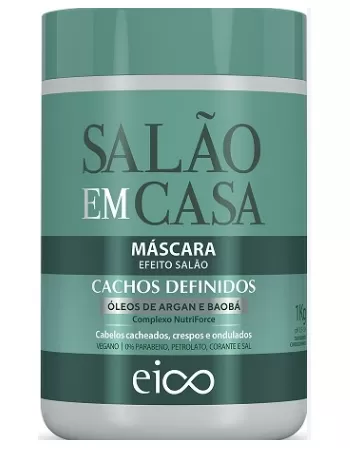 EICO SALÃO EM CASA CACHOS DEFINIDOS MASCARA TRAT 1KG