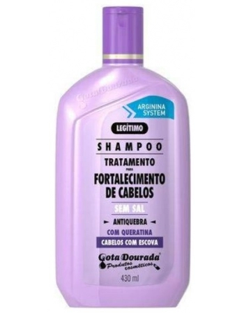 GOTA DOURADA SHAMPOO CABELOS COM ESCOVA 430ML