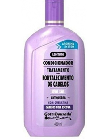 GOTA DOURADA CONDICIONADOR CABELOS COM ESCOVA 430ML
