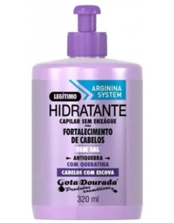 GOTA DOURADA CREME S/ ENXAGUE CABELOS CO