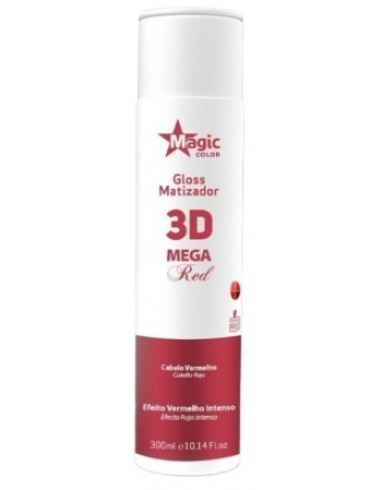 MAGIC COLOR MATIZADOR 300ML 3D GLOSS MEGA RED