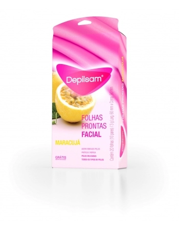 DEPILSAN FOLHAS PRONTAS FACIAL 10 PARES