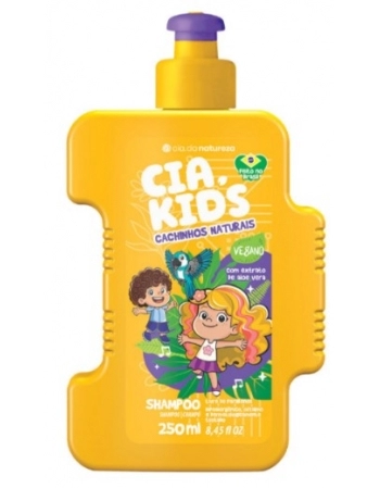 CIA KIDS VEGANO CACHINHOS NATURAIS SHAMPOO 250ML