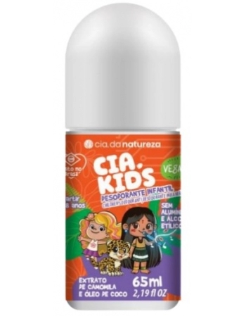 CIA DA NATUREZA CIA KIDS VEGANO EXTRATO DE CAMOMILA ROLL ON 65ML