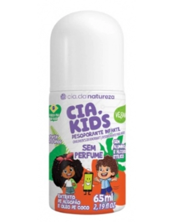 CIA DA NATUREZA CIA KIDS VEGANO SEM PERFUME ROLL ON 65ML