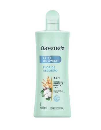 DAVENE AVEIA HIDRATANTE CORPO 400ML FLOR DE ALGODÃO