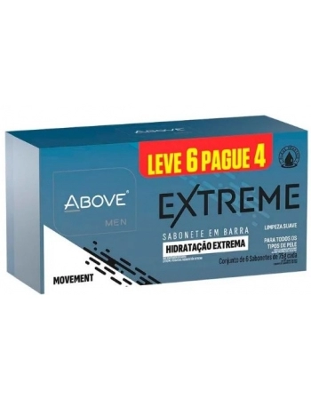 ABOVE SABONETE EM BARRA EXTREME MOVEMENT 75G (LEVE 6 PAGUE 4)