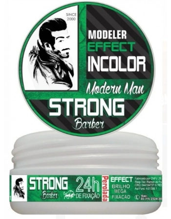 STRONG BARBER POMADA MODELADORA INCOLOR 150G