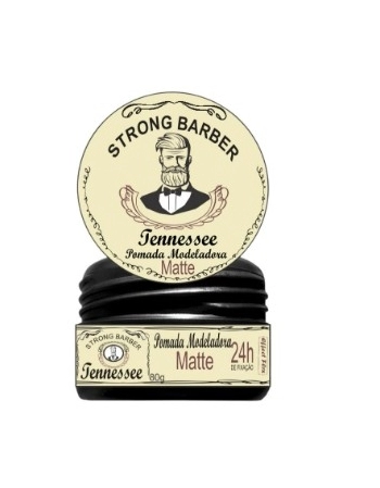 STRONG BARBER POMADA MODELADORA MATTE FLEX 80G