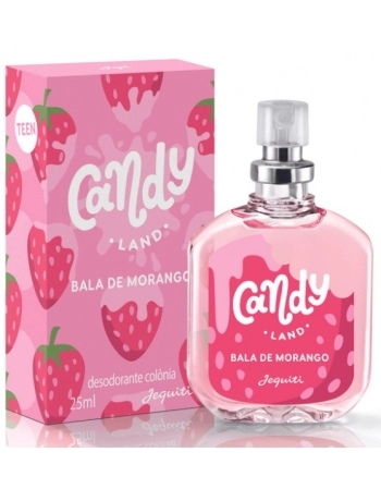 JEQUITI COLONIA DESODORANTE CANDY LAND BALA DE MORANGO 25ML