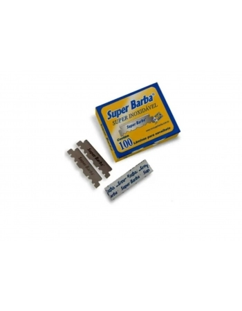 SUPERBARBA MEIA LAMINA P/ NAVALHETE - (CX C/ 100UN)