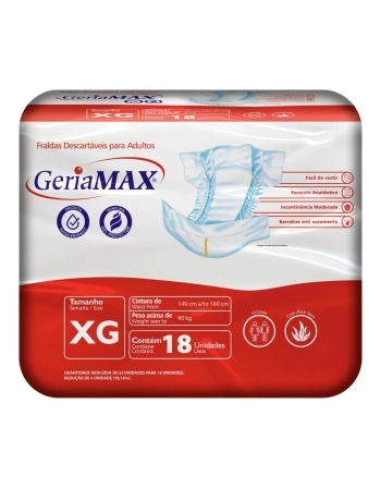 EVERGREEN GERIAMAX FRALDA ECONOMICA XG 18 UNID