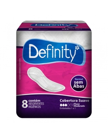 EVERGREEN ABSORVENTE DEFINITY 1A1 S/ABAS 8 UNID