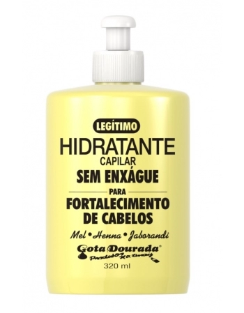 GOTA DOURADA CREME S/ ENXAGUE FORTALECIM