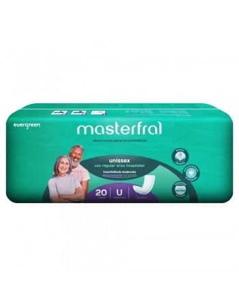 EVERGREEN MASTERFRAL CONFORT FRALDA PARA INCONTINENCIA MODERADA 20 UNID