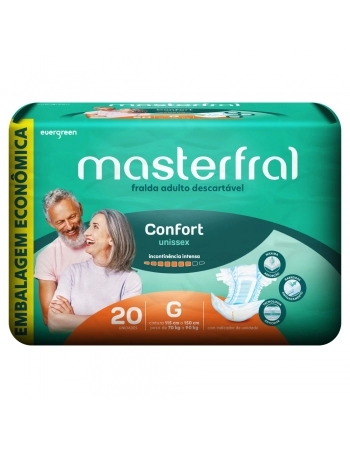EVERGREEN MASTERFRAL CONFORT FRALDA ECONOMICA G 20 UNID