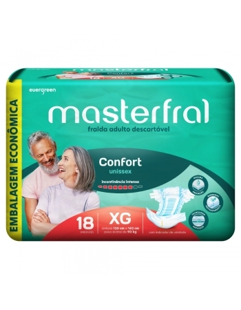 EVERGREEN MASTERFRAL CONFORT FRALDA ECONOMICA XG 18 UNID