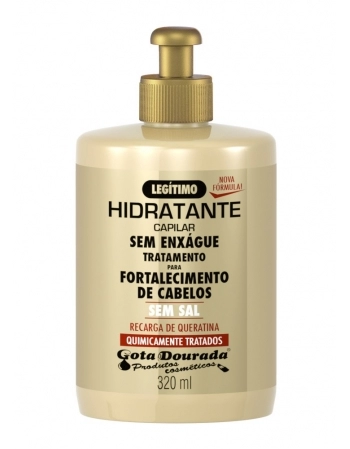 GOTA DOURADA CREME S/ ENXAGUE QUIMICAMENTE 320ML