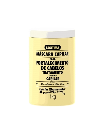 GOTA DOURADA MASCARA CAPILAR FORTALECIMENTO 1KG