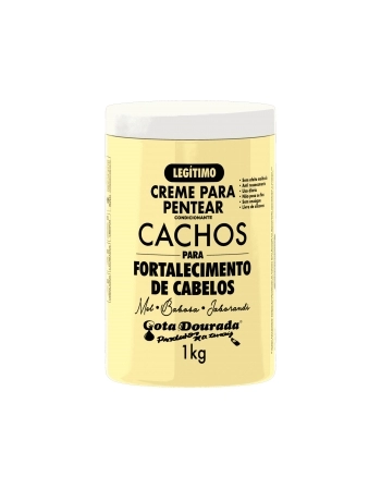 GOTA DOURADA CREME S/ ENXAGUE CACHOS FOR