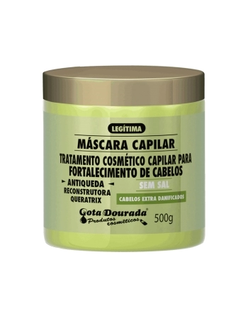 gota dourada mascara