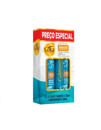 GOTA DOURADA KIT ( SH 300ML + COND 300ML ) GOTISSIMA JOJOBA