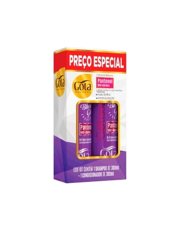 GOTA DOURADA KIT ( SH 300ML + COND 300ML ) GOTISSIMA BALSAMO