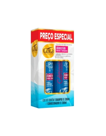GOTA DOURADA KIT ( SH 300ML + COND 300ML ) GOTISSIMA MARINHO