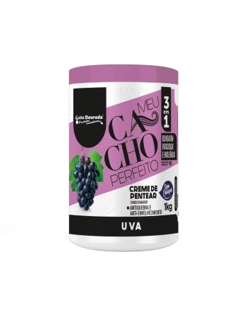 GOTA DOURADA MEU CACHO PERFEITO CR PENTEAR UVA 1KG