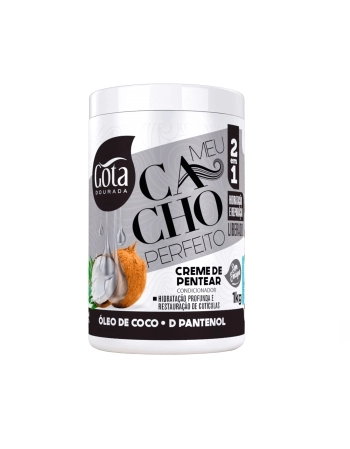 GOTA DOURADA MEU CACHO PERFEITO CR PENTEAR OLEO DE COCO - D PANTENOL 1KG