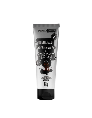 DERMACHEM GEL FACIAL PEEL OFF ARGILA NEGRA 60G