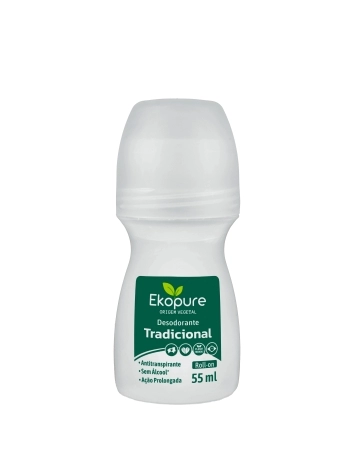 EKOPURE DESODORANTE ROLLON - TRADICIONAL 55 ML