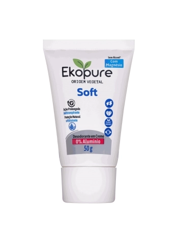EKOPURE DESODORANTE EM CREME BISNAGA - SOFT 50G