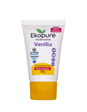 EKOPURE DESODORANTE EM CREME BISNAGA - VANILLA 50G
