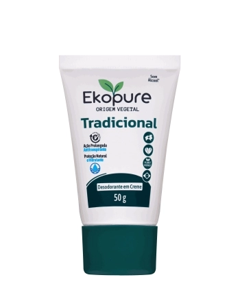 EKOPURE DESODORANTE EM CREME BISNAGA - TRADICIONAL 50G