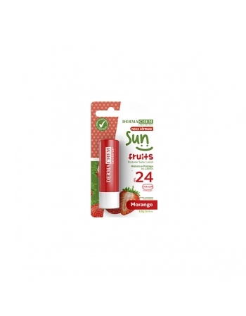 DERMACHEM PROTETOR SOLAR LABIAL MORANGO FPS 24 3,5G