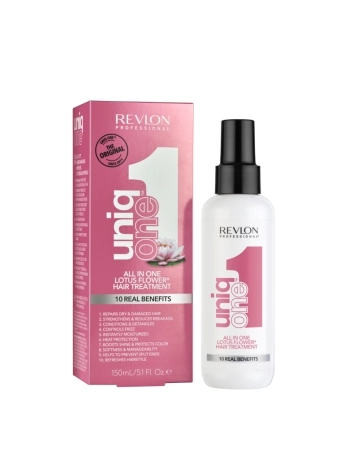 REVLON UNIQ ONE ALL IN ONE FLOR DE LOTO TRATMIENTO CAPILAR 150ML