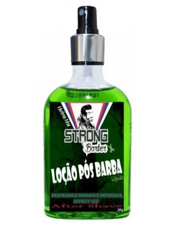 STRONG BARBER LOÇÃO PÓS BARBA LIQUIDA 240ML