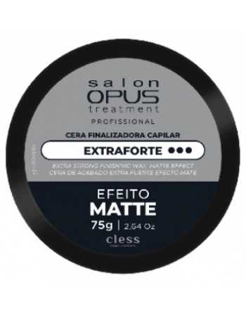 CLESS SALON OPUS CERA FINALIZADORA EFEITO MATTE EXTRA FORTE 75G